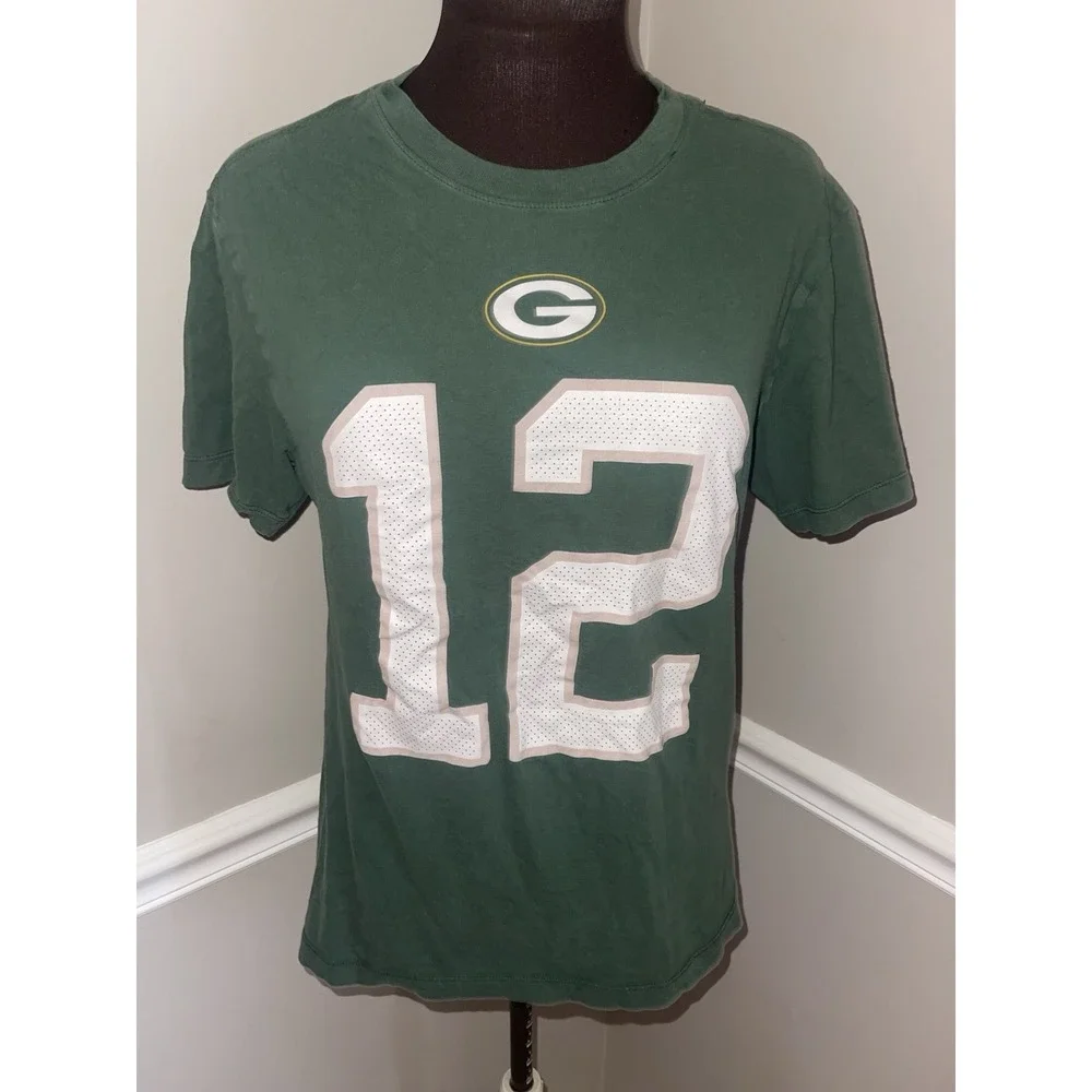 Green Bay‎ Packers Rodgers Shirt Nike Mens Small